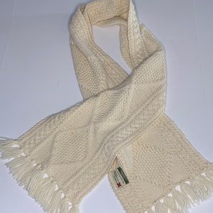 Hand knit 100% Merino Wool Scarf by carraig donn